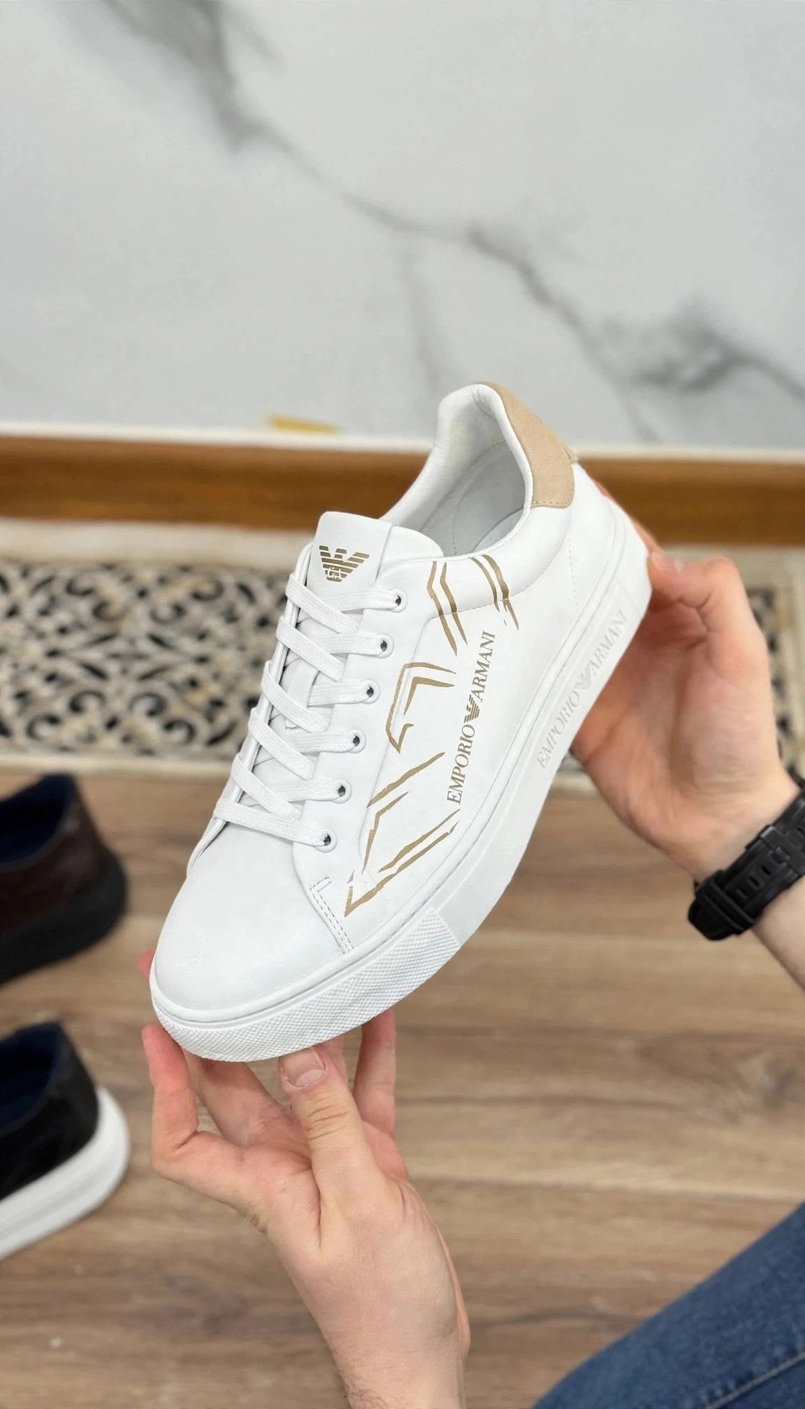 Emporio Armani – Baskets Homme Premium
